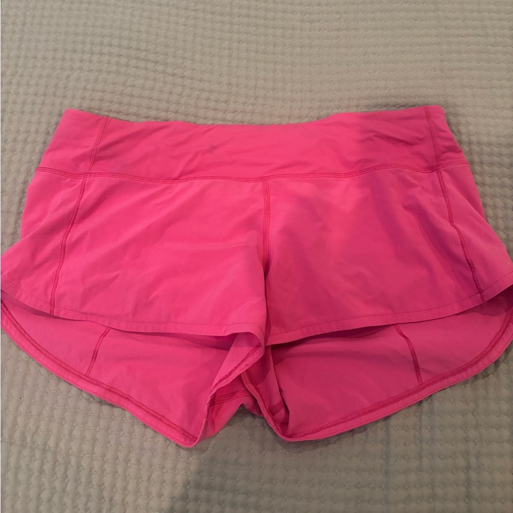 lululemon athletica Women's Pink Running Shorts